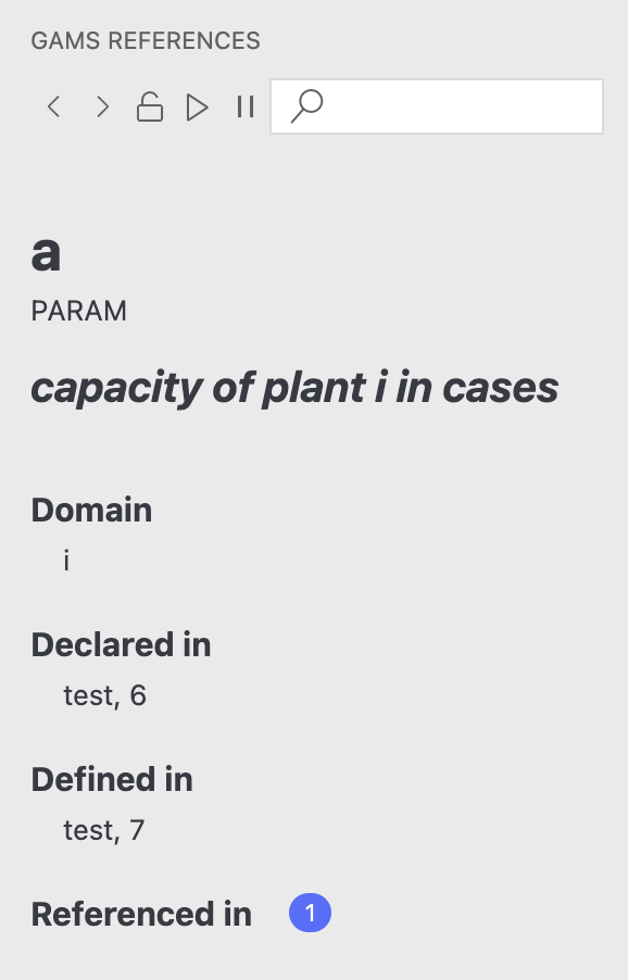 Listing file with error